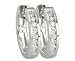 14kt White Gold Round Channel Set Diamond Hoops (.24 ct. tw)