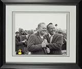 ARNOLD PALMER & JACK NICKLAUS - UNSIGNED AND FRAMED - GREEN JACKET CEREMONY 16x20 PHOTO - 8x10 (Frame Size 14x17)