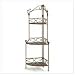 Rustic Corner Kitchen Bakers Rack Plant Stand Display