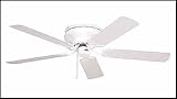 52 Inch Snugger Ceiling Fan Appliance White