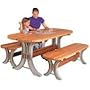 2X4Basics 90182 Picnic Table Kit, Sand