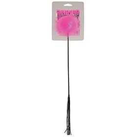 Fetish Fantasy Feather Tickler Whip, Pink