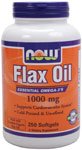Flax Oil Organic by NOW Foods - (3g - 250 Softgels)