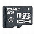 BUFFALO Class6 microSDHC 4GB RMSD-BS4G