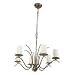 EUF-13240-011 WILLOW,6 LT CHANDELIER,CLAY/WHITE,EC by Eurofase