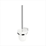 BloQ Wall Mounted Toilet Brush Holder in Chrome
