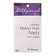 Hollywood Nylon Hair Nets - Light Brown 3 pk.