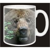 GRIZZLY BROWN FACE BEAR Coffee MUG
