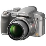 Panasonic Lumix DMC-FZ18S 8.1MP Digital Camera with 18x Wide Angle MEGA Optical Image Stabilized Zoom (Silver)