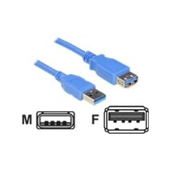 DELOCK Kabel USB 3.0 Verlaengerung, A/A 1m St/Bu