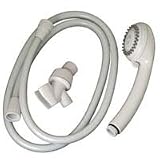 Plumb Shop BC2201 Hand-Held Massage Spray Showerhead with Four Adjustable Settings