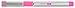 Zebra Pen H-301 Stainless Steel Highlighter with Extra Refill, Chisel Tip, Pink Ink, 1-Pack (76071)