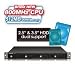 QNAP TS-410U 1U 4-bahía de montaje en rack de servidor conectado a red