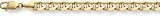 14K Gold 10mm Mariner Link Bracelet