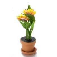 Dollhouse Miniature Bird of Paradise in Bloom!!!