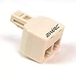 2WIRE Dual Jack Phone Splitter Adapter
