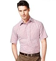 Collezione Pure Cotton Short Sleeve Checked Shirt
