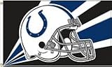 Indianapolis Colts Helmet 3x5 Flag