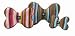 Pet Supplies : Planet Dog Slobber-Wick Squeak Bone Toy Large Blue & Brown Strip