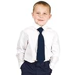 French Toast School Uniforms Boys' Long Sleeve Dress Shirt (White, Light Blue or Yellow; Regular or Husky Sizes)