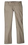 Dickies KP5111 Girls' Stretch Welt Pocket Flare Bottom Pant