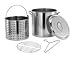 Eastman Outdoors 36 Quart Crab &  Lobster  Pot With Steamer Rack, Stainless Steel