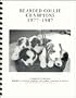 Bearded Collie Champions, 1977-1987
