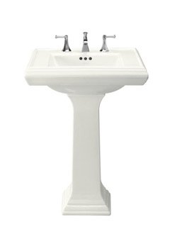Kohler Memoirs Pedestal Sink K2258-8-0 White