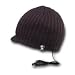 Tooks VIZOR Headphone Hat With Built-in Removable Headphones - COLOR: BLACK