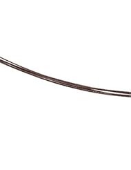 7 Row Brown Coated Cable Chain With 14K Goldy Clasp Stainless Steel Ch732