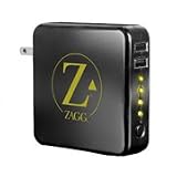Zagg Zaggsparq Portable Battery 6000 Mah Lithium Polymer 4 Yellow Lights Indicate Power Level