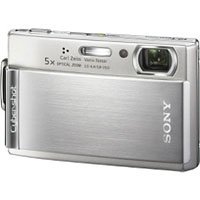 Sony Cybershot DSCT300 10.1MP Digital Camera with 5x Optical Zoom with Super Steady Shot (Silver)