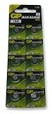 10 x GP AG1 LR621 LR620 LR60, L621, L620, 164, 362 1.5v Alkaline coin cell button batteries