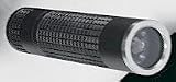 Tactical/Police LED Flashlight T1 Black Finish/White 1.5 Watt