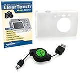 Canon Digital IXUS 80 IS FlexiSkin Starter Kit (ClearTouch Anti-Glare, Jet Black)