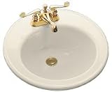 19 8 Vitreous China Lavatory Brookline Almond
