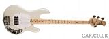Music Man StingRay Fretless Bass Guitar, Sunburst Rosewood Fingerboard
