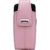 BlackBerry Leather Swivel Holster for BlackBerry 8100, 8110, 8120, 8130 (Pink)