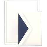 Pearl White Triple Hairline Letter Sheets