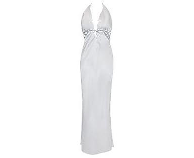 Plunging V-Cut Rhinestone Sheath