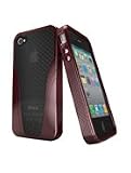 iSkin Solo VU Iphone 4/4S Case Red - iSkin UNSLVU4-RD