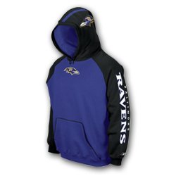Baltimore Ravens Reebok NFL Hooded Sweatshirts - Helmet Hood