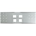 Peerless External Wall Plate WSP724 - Mounting component ( wall plate ) - cold-rolled steel - black