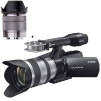 Sony NEX-VG10 Hi-definition Interchangeable Lens Handycam Camcorder (E-mount 18-200mm Zoom Lens Included) - Bundle - with Sony 18-55mm F3.5-5.6 OSS E-mount NEX Series DSLR Lens