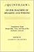 Quintillian on the Teaching of Speaking and Writing: Translations from Books One, Two and Ten of the Institutio oratoria (Landmarks in Rhetoric and Public Address)