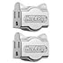 Hug-A-Plug - Dual Outlet Wall Adapter, Twin Pack White