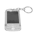 Mini Solar LED flash light with key chain (single pack)