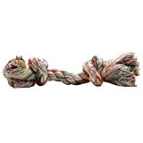 2 Knot Small Tug Rope Bone - Multi Color (5 inch)