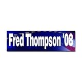 Fred Thompson '08 Bumper Sticker