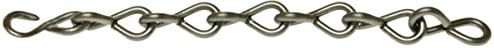 Metallics Fasteners JC12 Number-12 Jack Chain, Link 3/8-Inch Across, 50-Feet Box